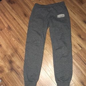 Gray sweat pants